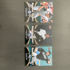 Upper Deck Rookie Debut MLB Rookie Card Lot 3 Ruggiano Sardinha Seddon 2007