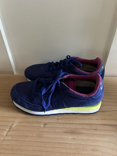 Saucony Jazz Low Pro Damengröße 8 blau Wildleder Nylon Laufen Sneaker - Bild 3 von 6