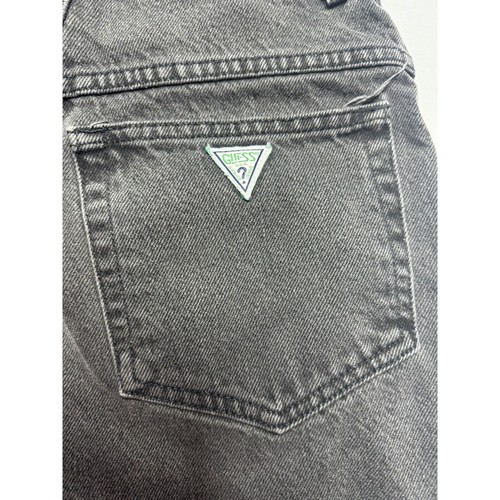 Vintage Guess Men's Black High Rise Tapered Leg Denim Jeans - Size 25x31 *READ* - Picture 4 of 9