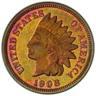 1908 Proof Indian Head Cent PCGS PR64RB Low Mintage 1C