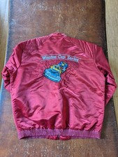 VINTAGE NASCAR WINSTON CUP SERIES EMBROIDERED XL SATIN JACKET