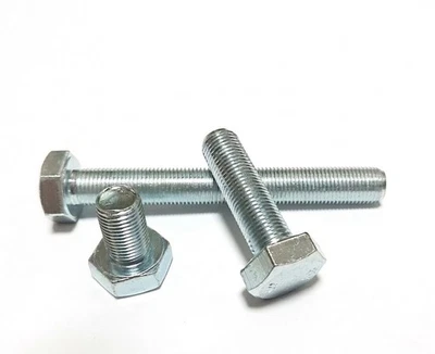Vis M10x1 Pas Fin Boulons Tête Hexagonale Acier 8.8  DIN 960 DIN 961 - Photo 1/4