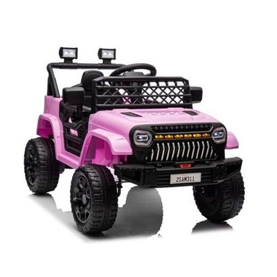  12V Kids Ride On Truck Electric Vehicle Battery Powered Car Toddlers Ride Pink