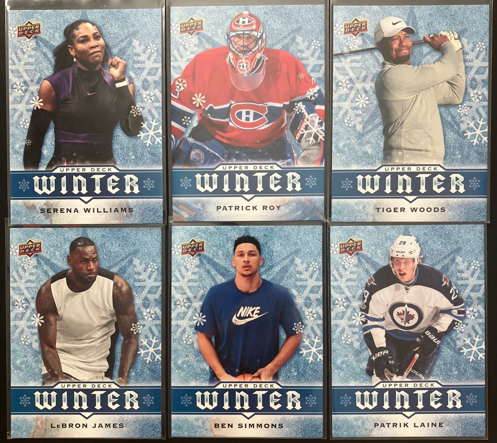 2017 Upper Deck Winter NBA, NHL, WNBA, PGA