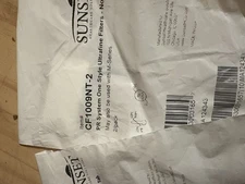 Sunset CF1009NT-1 PR System One Style Ultrafine Filters NEW SEALED