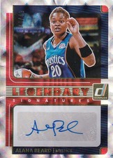 2025 WNBA Donruss Amanda Beard 04/49 Autograph Auto SP #LS-AB Mystics PWE