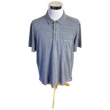 Tommy Bahama Island Zone Polo Shirt Men's Size 2XL XXL Gray Golf Casual
