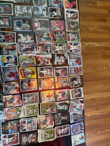 mike trout baseball card lot