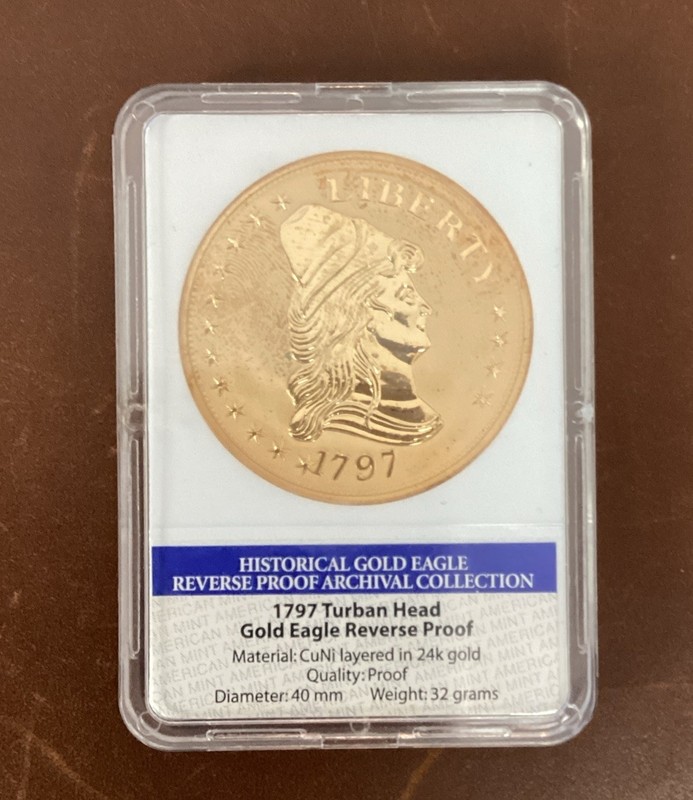 American Mint -1797 Turban Head Gold Eagle Archival Collection Coin