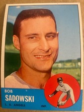 1963 Topps Amazing Set Break #568 Bob Sadowski NM/MT