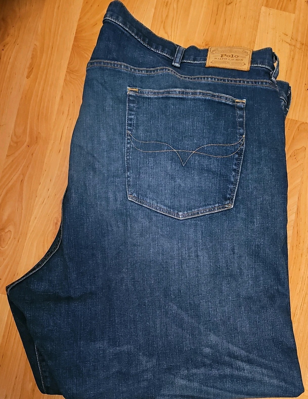 Polo Ralph Lauren Men's Denim Jeans W54 L30  4XL Big & Tall Rare VGC SEE SAS