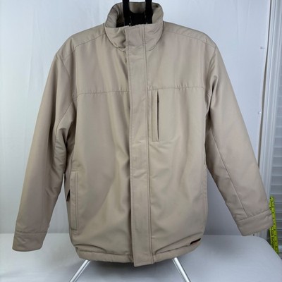 WEATHERPROOF Garment Company Men's Tan Insulated Jacket Full Zip Size M