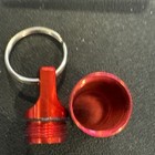 Pill Holder Keychain Waterproof (2) Black & Red — photo 7