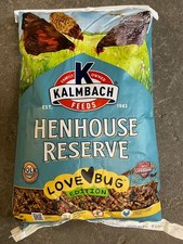 30 LBS Kalmbach Feeds Henhouse Reserve Love Bug for Chickens and Poultry Feed