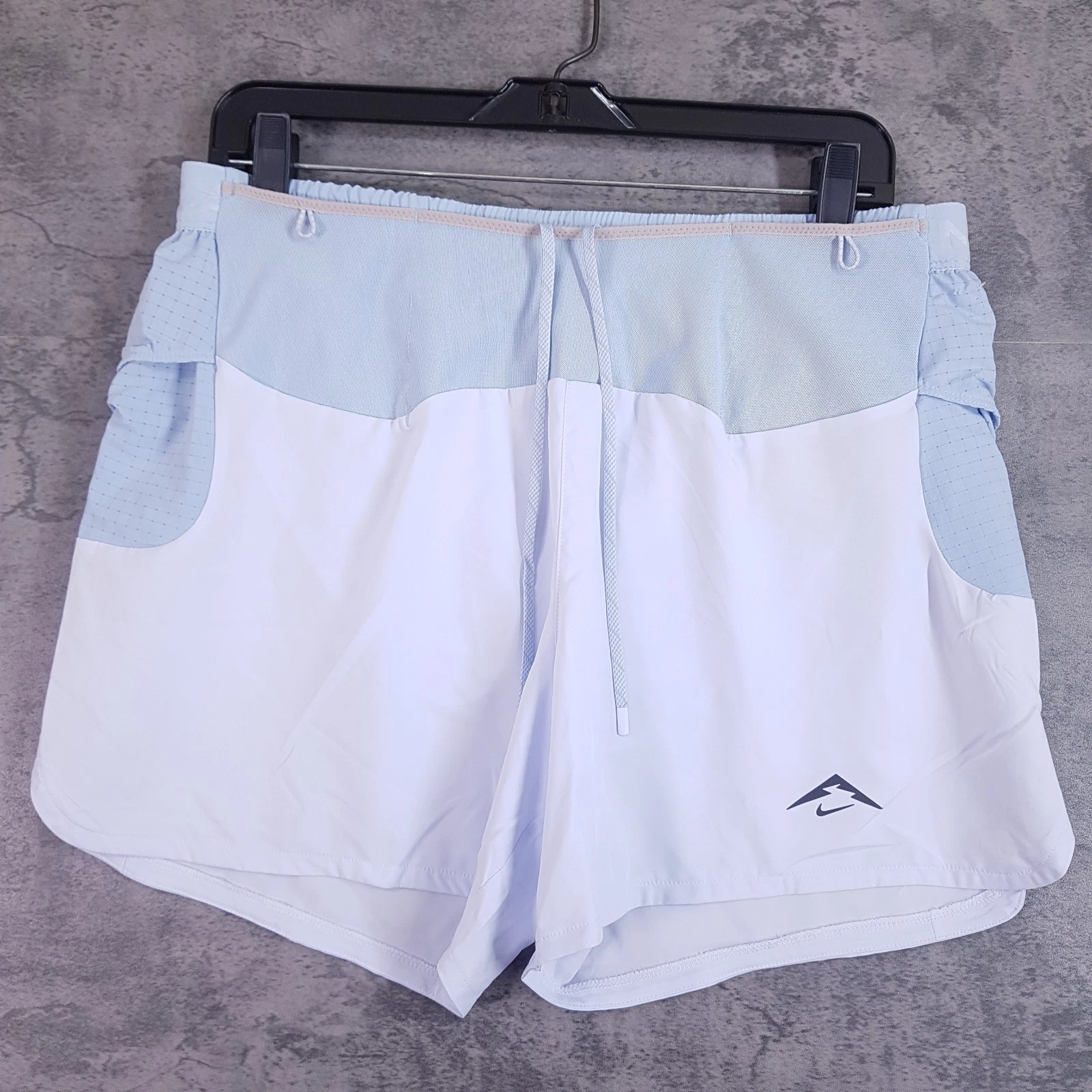 NIKE Second Sunrise 5" Dri-FIT ADV Brief-Lined Running Shorts Mens MEDIUM Blue