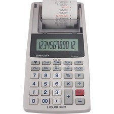 Sharp EL-1611V Handheld Portable Printing Calculator