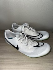 Nike Zoom Ja Fly 4 White Bright Spruce No Track Spikes Men  s Size 12 DR2741-102