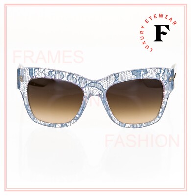 Dolce & Gabbana 4231 Blue COLOR LACE Crystal Acetate  display picture 3