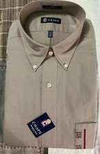 Chaps Men’s  New 16-16.5/32/33 Shirt Wrinkle Free Shirt  NWT