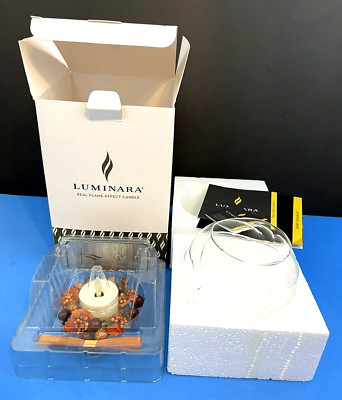 Luminara~Berry Ornament~Tea Light Candle~Real Flame Effect~Remote Control