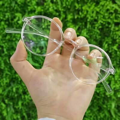 Round Clear Eyeglasses Spectacle Frame Transparent Lens Glasses Women  Fashion