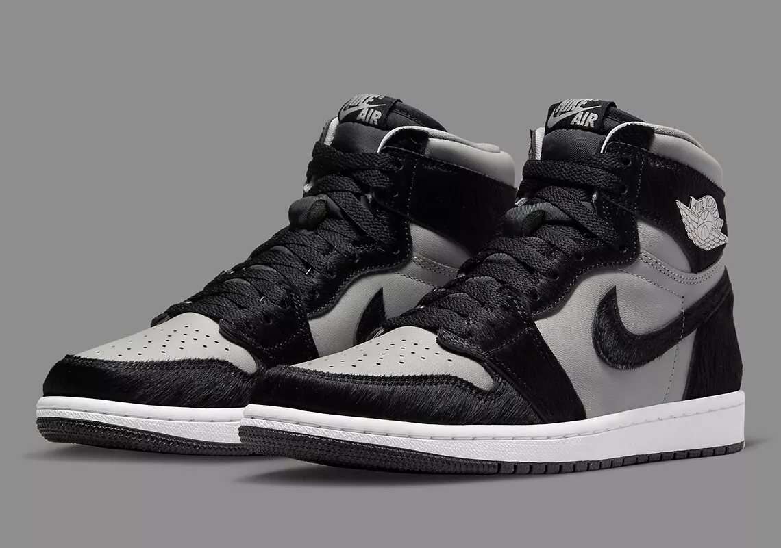 Air Jordan 1 Retro High OG Sneaker Twist 2.0 Grey Black Womens 10 Mens 8.5 NEW