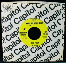 THE PACK: Next To Your Fire~Psych Rock Promo 45~CAPITOL #P 2174~Jimi Hendrix