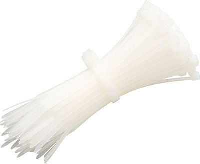 Cable Ties De Nylon 100mm X 2.5mm - Cremalleras Plásticas Negras Para Organizar