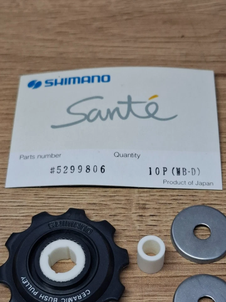 Piezas de bicicleta retro nuevo en caja unidad de polea guía Shimano Sante para RD-5001, RD-5000 Foto 4 de 4