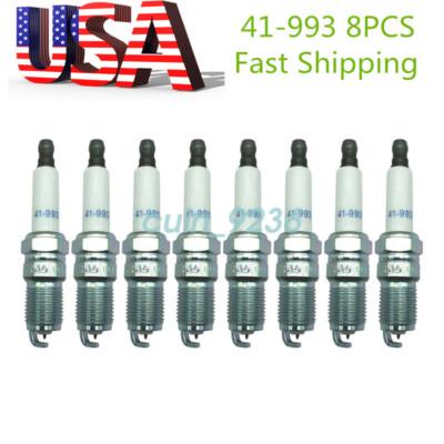 8PCS 41-993 IRIDIUM SPARK PLUGS AC  DELCO 19256067 For Chevy Tahoe GMC Pontiac