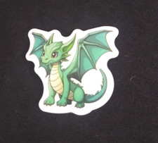 Magical Fantasy Dragon Sticker 1.5" V 