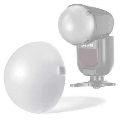 NEEWER Magnetic Dome Diffuser for Round Head Speedlite Flash for Z2 Z1 Speedlite