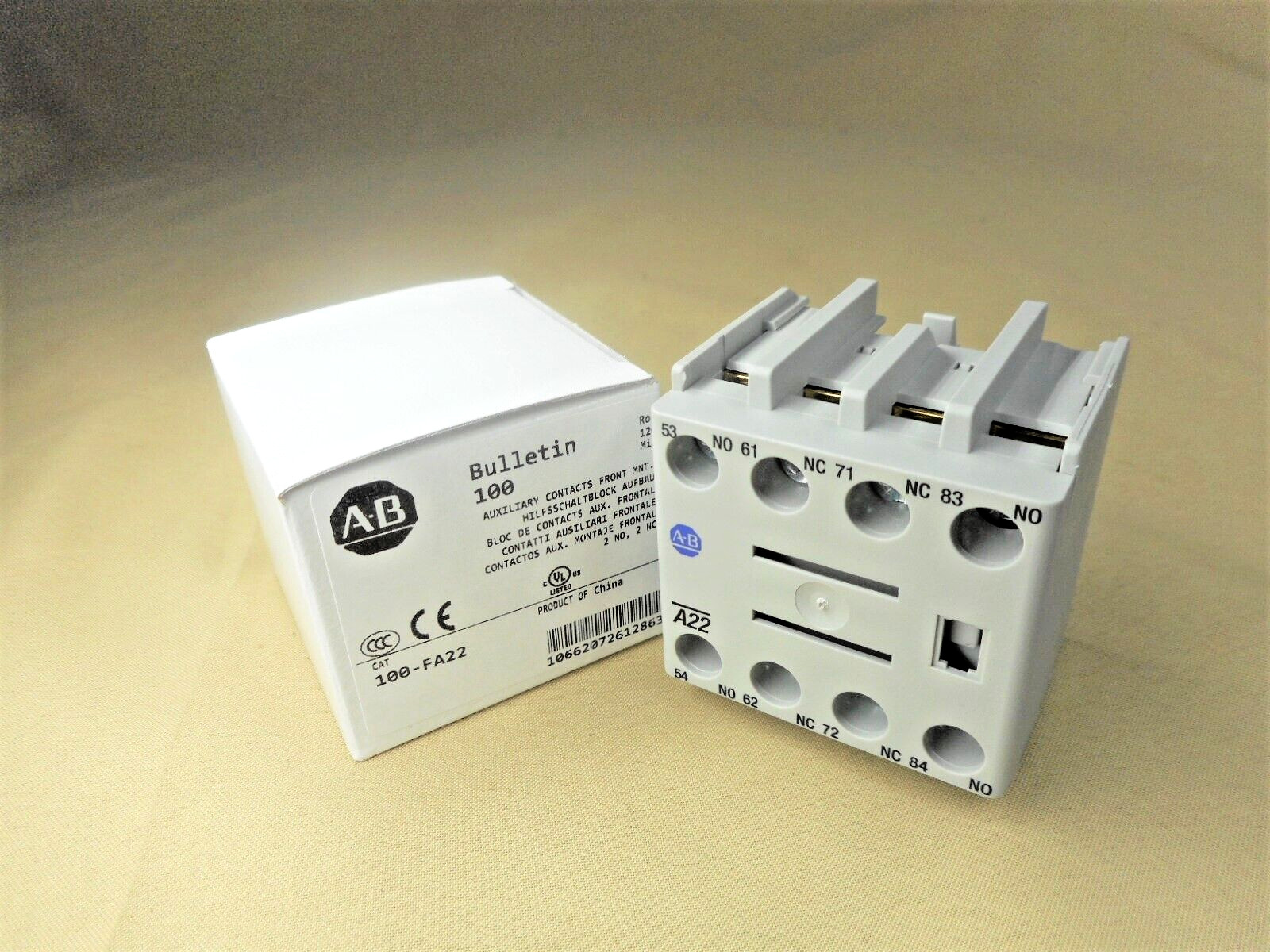 Allen Bradley 100-FA22 auxiliary contact (NIB)
