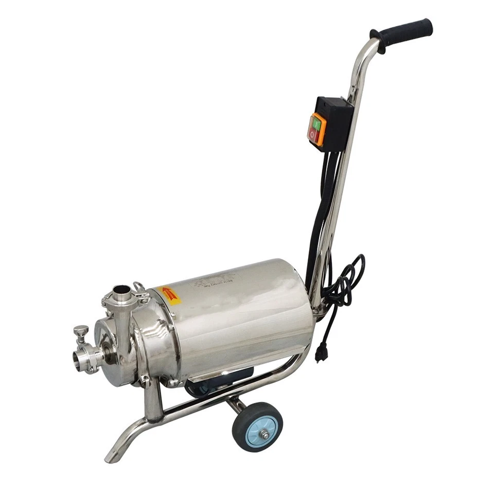 110V Stainless Steel Centrifugal Pump 3 Ton/h Sanitary Beverage Pump 750W - Image 3 of 4