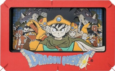 Ensky DQIII Paper Theater Dragon Quest III  USA Ship 