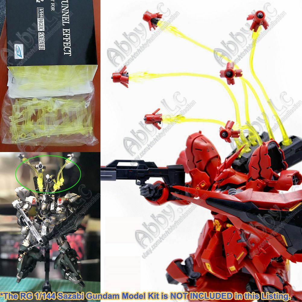 for RG HG UC 1/144 Sazabi Model Effectswings Clear Yellow