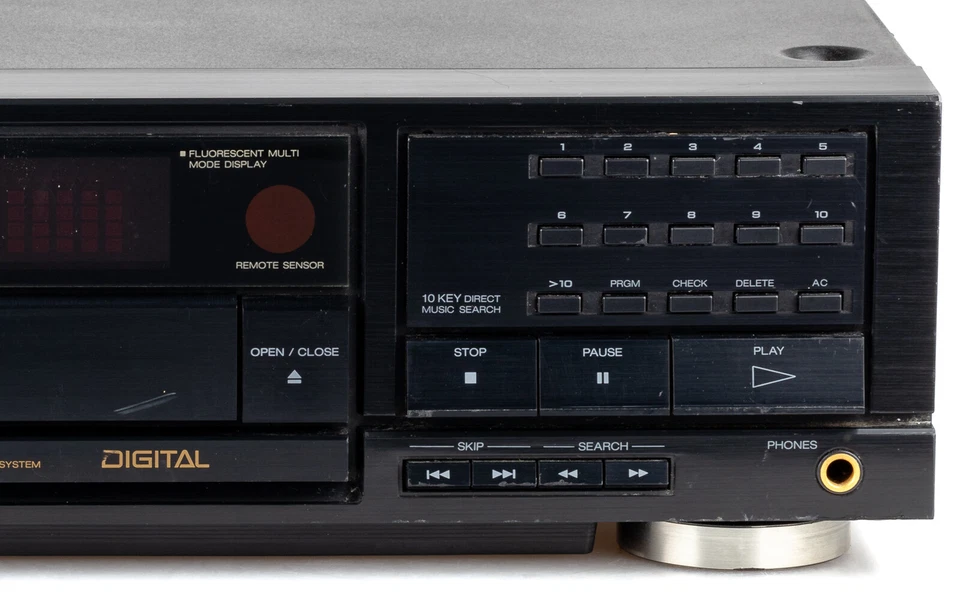 Aiwa XC-333 CD Player schwarz + FB / gewartet 1 Jahr Garantie [2] - Bild 3 von 4