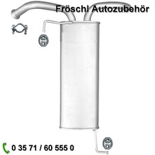 Kia Picanto II 1,0 1,2 TA Endtopf Auspuff Auspuffanlage mit Anbausatz x*