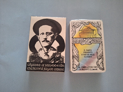 THE JAMES JOYCE CARDS RICHARD ELLMANN FANTO A VAU DE VILLE ULYSSES ULISSE POKER