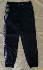 GIVENCHY Logo Stripe Track Pants Black Size XL 1320