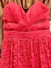 NWT Pink Formal Pageant Prom Dress Jr 7/8 200 Hailey Logan Adrianna Papell