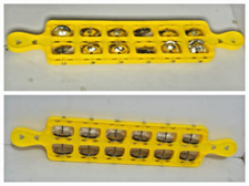 Set Of 2 FIBER JHAL / KHARTAL MUSICAL INSTRUMENT METAL STRIPES HAND PERCUSSION