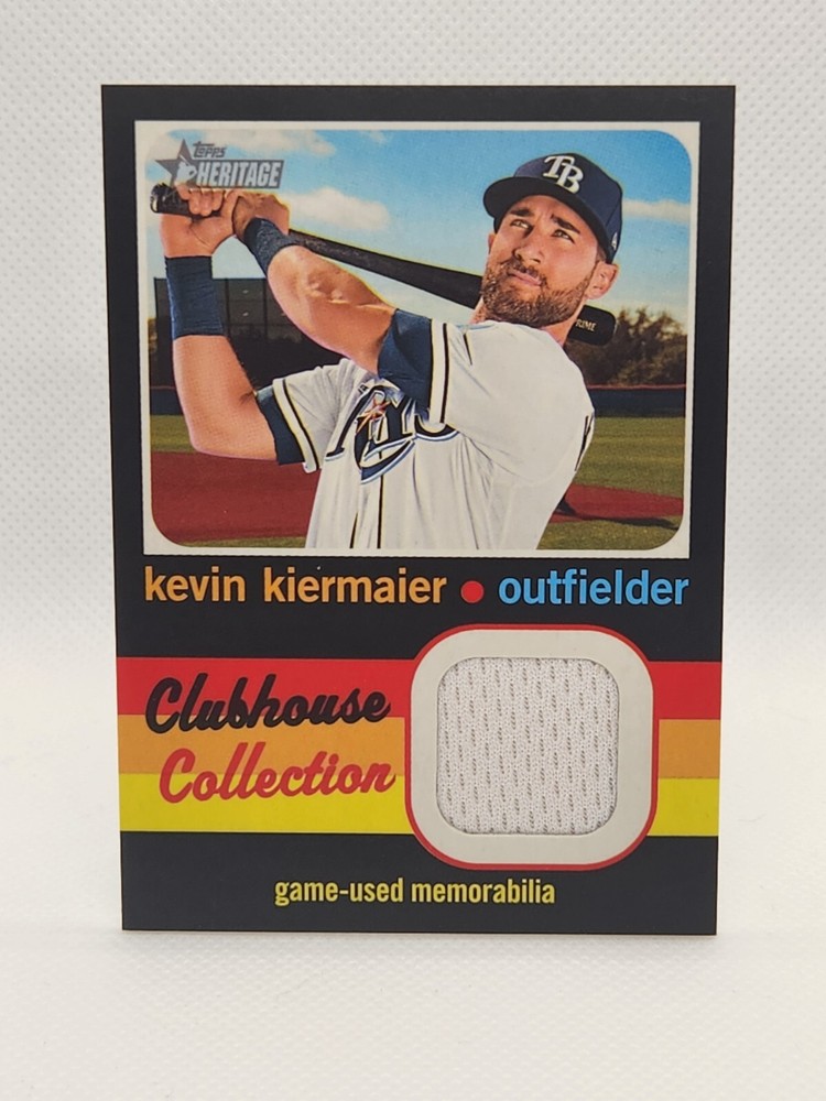 2020 Topps Heritage Clubhouse Collection KEVIN KIERMAIER Game Used Jersey CCR-KK