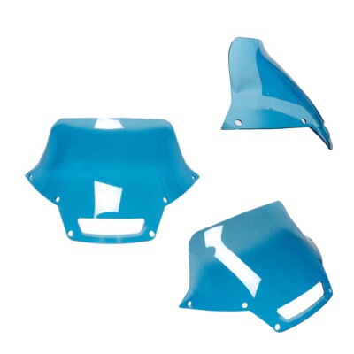 #ad Lake Blue 7.0”Windshield Windscreen for Harley Softail Low Rider ST FXLRST FXRST $79.95