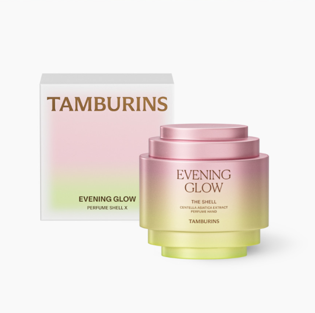 TAMBURINS Perfume Shell Hand Cream * EVENING GLOW 30ml K-Beauty