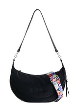 Desigual Bols Happy Bag Kuwait Shoulder Bag Schultertasche Tasche Black Schwarz