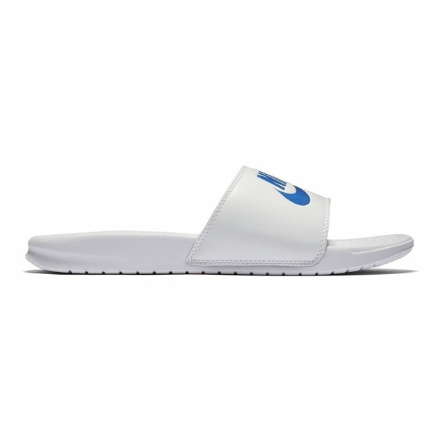 EU Größe 37,5 - Nike Benassi JDI White Varsity Royal günstig kaufen | eBay