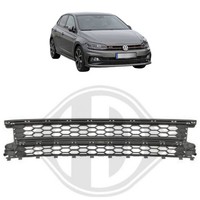StoßStangengitter Mitte Gti FüR Vw Polo Aw 2018-2021 LüFtungsgitter StoßStange