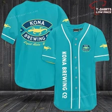 Kona Brewing Co Blue Baseball Jersey_61l_8