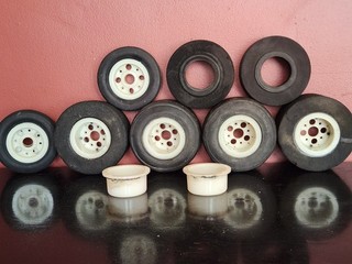 Vintage Raco scala 1/4 quarto RC auto ruote cerchi drag ovale fuoristrada buggy